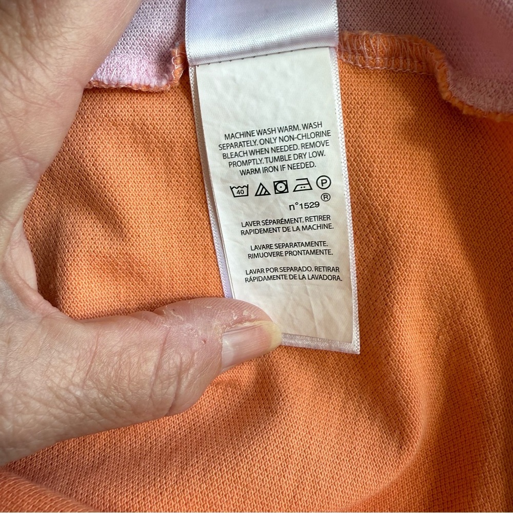 Polo by Ralph Lauren Pastel color block Shirt size XXL classic fit big pony EUC - Picture 6 of 7